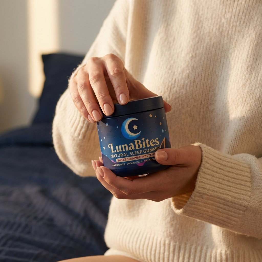 Duérmete en minutos y despierta sin niebla — LunaBites Sleep Gummies