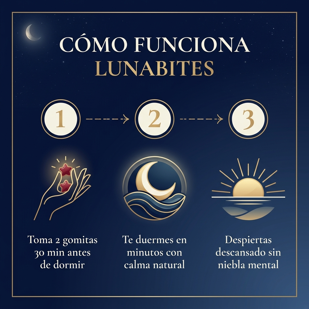 Duérmete en minutos y despierta sin niebla — LunaBites Sleep Gummies