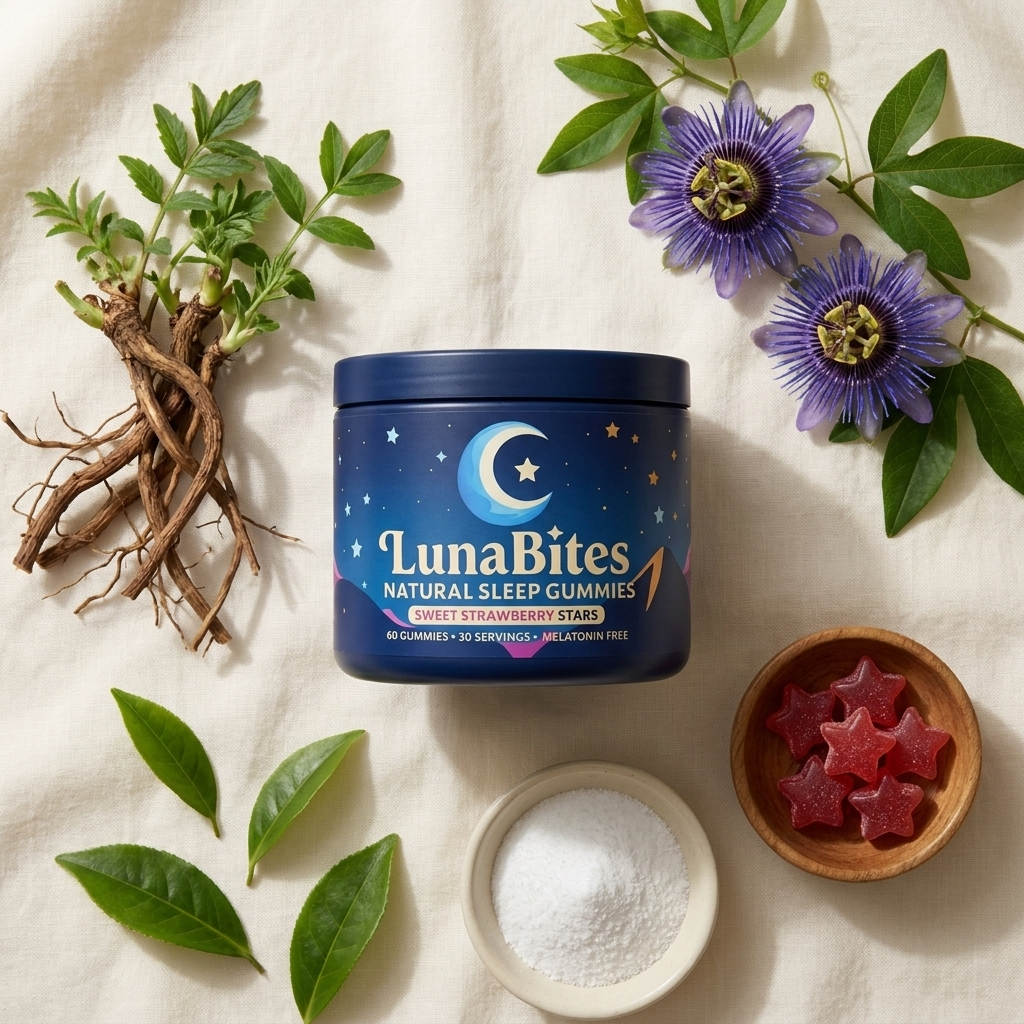 Duérmete en minutos y despierta sin niebla — LunaBites Sleep Gummies